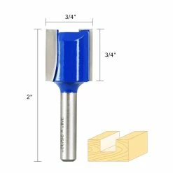 Outlet 🎉 3/4IN. STRAIGHT ROUTER BIT 1/4IN. SHANK 😀 -Routers Sales Store 005190R 4 92730.1609845370