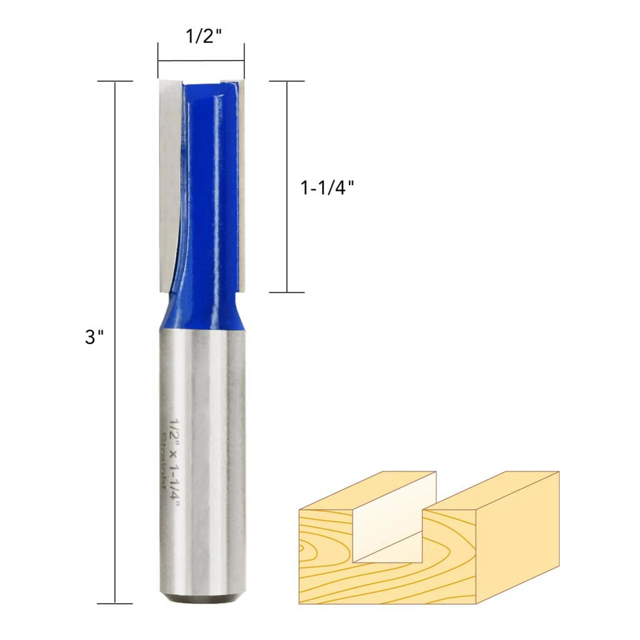 Outlet 👏 1/2IN. STRAIGHT ROUTER BIT 1/2IN. SHANK 😀 7 Outlet 👏 1/2IN. STRAIGHT ROUTER BIT 1/2IN. SHANK 😀 - Image 5