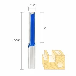 Best deal 🎁 7/16IN. STRAIGHT ROUTER BIT 1/2IN. SHANK ✨ -Routers Sales Store 027111B3 4 67734.1619533035