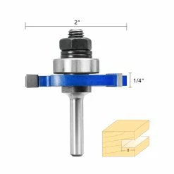 New ✨ 1/4IN. 3 WING SLOT CUTTER 1/4IN. SHANK 👏 -Routers Sales Store 0955089R 4 07401.1609845423