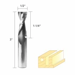Brand new ✔️ 1/2IN. SOLID CARBIDE SPIRAL UP CUT 1 1/4IN. 🔔 -Routers Sales Store 1067127R 4 26771.1616690263