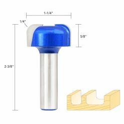 Wholesale 🤩 1 1/4IN. DISH CARVING BIT 1/2IN. SHANK 😀 -Routers Sales Store 197318 4 56770.1609952761