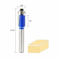 Best deal 🎉 3/8IN. X 1/2IN. FLUSHTRIM BIT 1/4IN. SHANK 🎉 -Routers Sales Store 305095 4 57985.1619532836