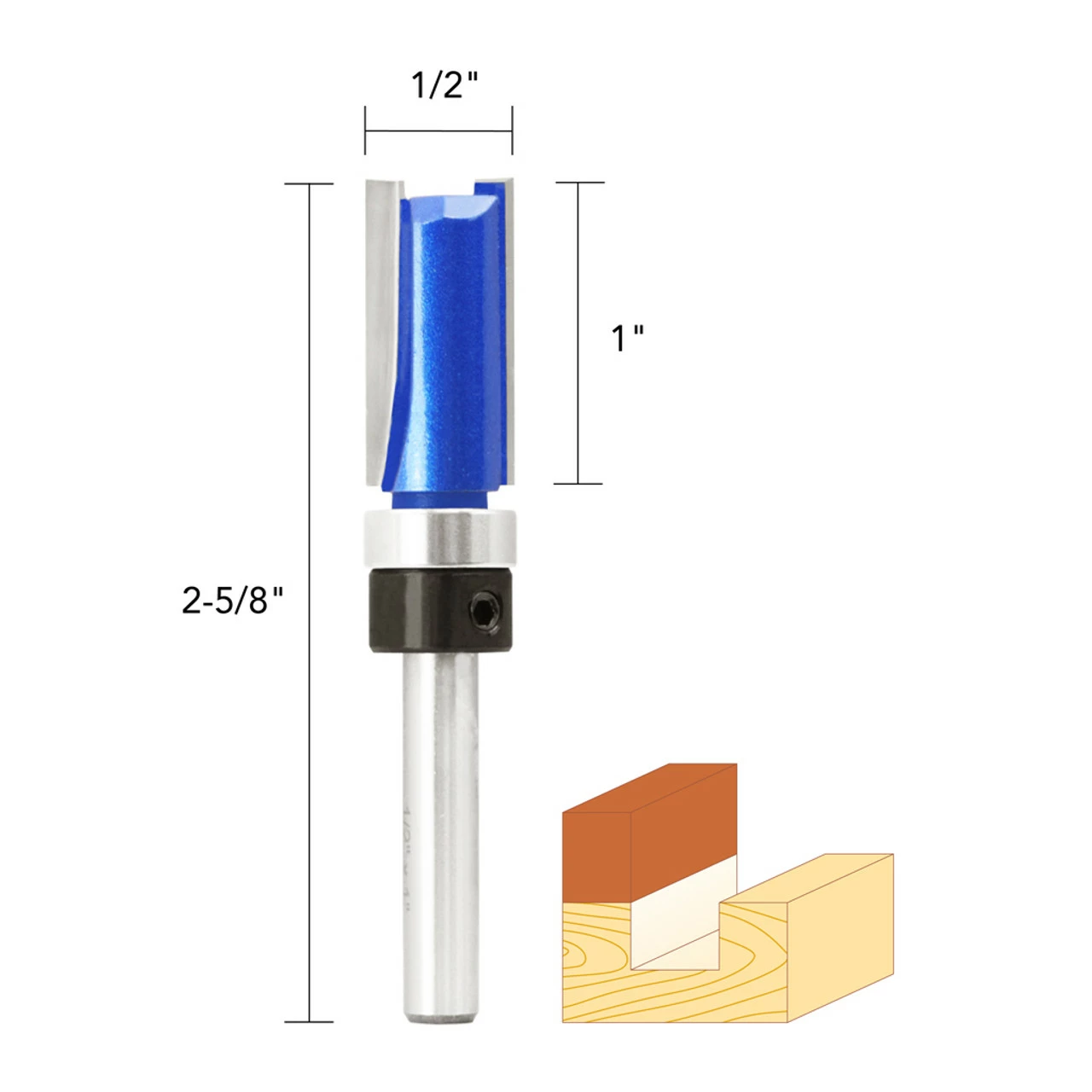 Budget 🎁 1/2IN. X 1IN. PATTERN BIT 1/4IN. SHANK 🔔 7 Budget 🎁 1/2IN. X 1IN. PATTERN BIT 1/4IN. SHANK 🔔 - Image 5