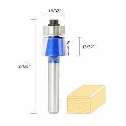 Deals 👏 5/8IN. 8° BEVEL TRIM BIT 1/4IN. SHANK ✨ -Routers Sales Store 355156 4 44238.1609953168