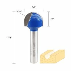 Coupon 😍 5/8IN. CORE BOX BIT 1/4IN. SHANK 🧨 -Routers Sales Store 405159 4 93347.1619532469