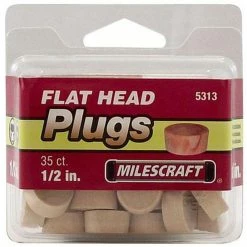 Deals 💯 PLUGS FLATHEAD 1/2IN. 35/PKG ⌛