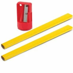 Cheapest ✔️ CARPENTERS PENCIL 3PC SET W/SHARPNER ⭐