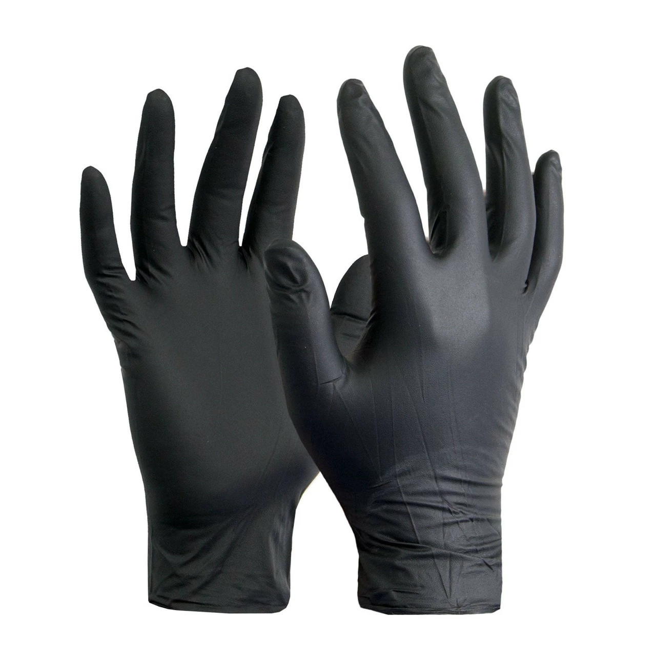 Brand new 😍 BLACK NITRILE GLOVES VINLY BLEND LARGE 🔔 3 Brand new 😍 BLACK NITRILE GLOVES VINLY BLEND LARGE 🔔