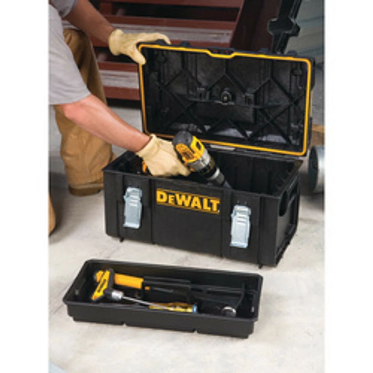 New 😍 TOUGH SYSTEM 300 TOOL BOX LARGE DEWALT ❤️ 5 New 😍 TOUGH SYSTEM 300 TOOL BOX LARGE DEWALT ❤️ - Image 3