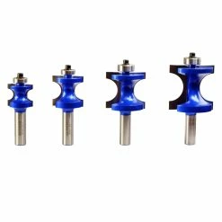 Outlet 🛒 4PC BULL NOSE BIT SET 1/2IN. SHANK ✨ -Routers Sales Store R940 2 93869.1609845131