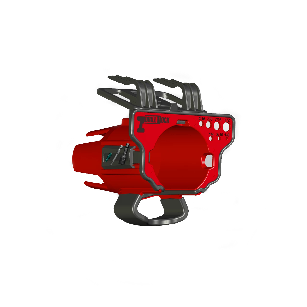 Budget 💯 DRILL DOCK ORGANIZER AND STORAGE RED 🌟 5 Budget 💯 DRILL DOCK ORGANIZER AND STORAGE RED 🌟 - Image 3