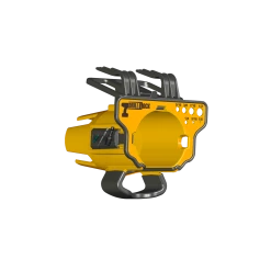 Brand new 🤩 DRILL DOCK ORGANIZER AND STORAGE YELLOW 🤩 -Routers Sales Store Yellow Drill Dock Left Angle 49580.1665670411